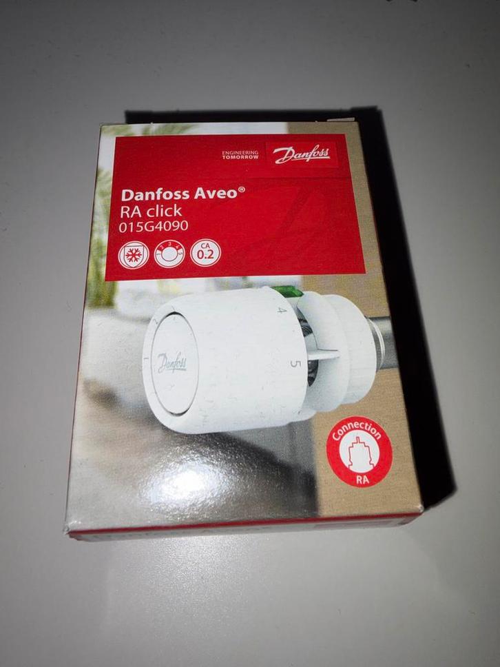 Danfoss Aveo RA click thermostaat, Doe-het-zelf en Verbouw, Thermostaten, Nieuw, Slimme thermostaat, Ophalen of Verzenden
