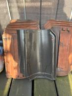 26 antraciet keramieken dakpannen, Ophalen, Steen of Klei, Zo goed als nieuw, 15 m² of meer