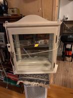Wit vitrinekastje met verlichting, Huis en Inrichting, Kasten | Vitrinekasten, Ophalen, 50 tot 100 cm, Zo goed als nieuw, Minder dan 100 cm