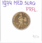 Schaarse gouden dukaat 1974 MEDAILLESLAG 450 euro, Koningin Juliana, Losse munt, Goud, Overige waardes