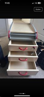 Moll Mobiele Bureau Ladeblok op Wielen, Huis en Inrichting, Kasten | Ladekasten, Ophalen, Gebruikt, 3 of 4 laden, Minder dan 100 cm