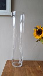Glazen vaas 70 cm hoog, Ophalen, Overige kleuren, 50 tot 75 cm, Glas