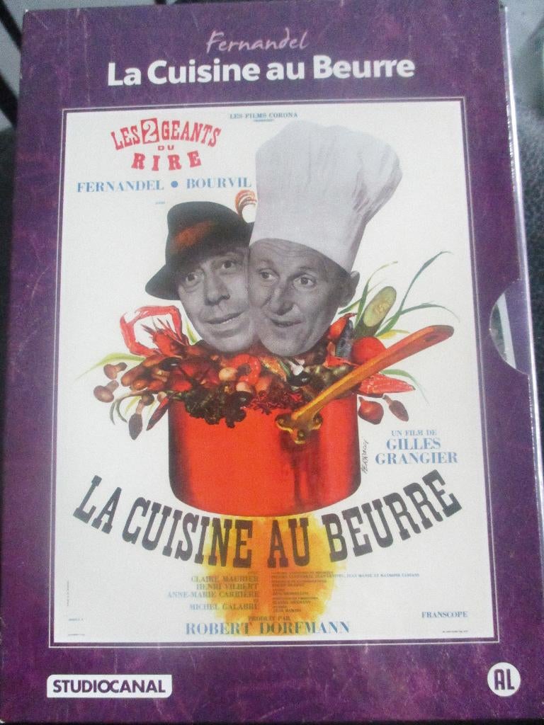 La Cuisine au Beurre dvd Fernandel, Bourvil, Alle leeftijden, Ophalen of Verzenden, Zo goed als nieuw, Drama