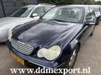 Mercedes-Benz C-Klasse 180 Elegance LEDER/CLIMA (bj 2002), Auto's, 1355 kg, 1998 cc, Achterwielaandrijving, 4 cilinders