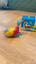 Antieke blikken zwemmende eend, Ophalen of Verzenden