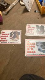 Pas op borden, Dieren en Toebehoren, Ophalen of Verzenden, Nieuw