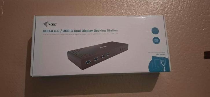 NIEUW: USB-A/USB-C Dual Display Docking Station, Computers en Software, Dockingstations, Nieuw, Docking station, Laptop, Tablet