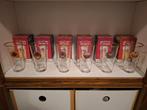 Bierglazen Amstel Historische vaasjes complete collectie, Verzamelen, Ophalen of Verzenden, Zo goed als nieuw, Bierglas