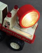 Om1970 Buddy L Japan Brandweerwagen Brandweer Zoeklicht Auto, Antiek en Kunst, Ophalen of Verzenden