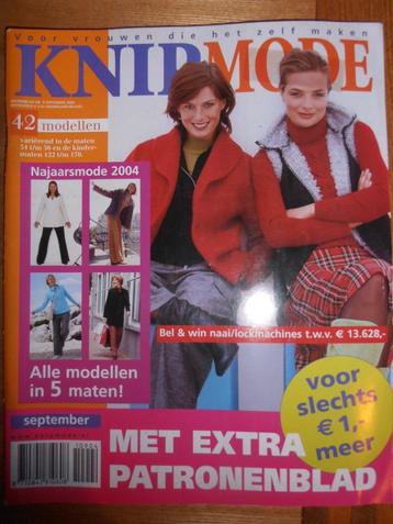 Knipmode september 2004 Chanel , turnpakje, vest voor man beschikbaar voor biedingen