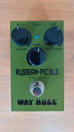 Way Huge Russian-Pickle green EHX Big Muff fuzz WM42 smalls, Muziek en Instrumenten, Distortion, Overdrive of Fuzz, Gebruikt, Ophalen of Verzenden