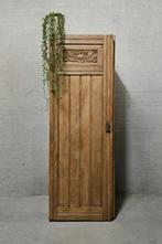 Antieke Art Deco eendeurskast vintage garderobekast kast, Ophalen of Verzenden