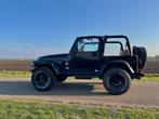 Jeep Wrangler 4.0 I 130KW Hard TOP 1998 Zwart, Auto's, Jeep, 450 kg, 2000 kg, 4 stoelen, Zwart