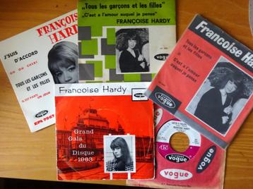  Francoise Hardy ---  Diverse singles/ EPs. beschikbaar voor biedingen