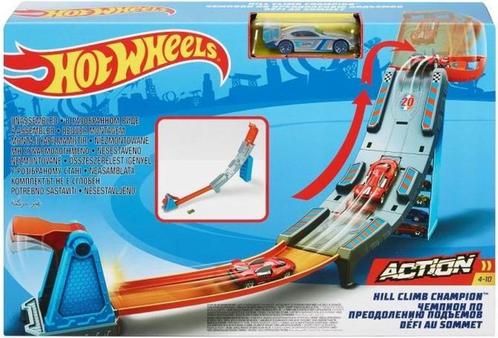 Hotwheels: Action: Hill Climb Champion Speelset, Kinderen en Baby's, Speelgoed | Speelgoedvoertuigen, Nieuw, Ophalen of Verzenden