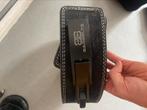Barbelts powerlift riem zwart 10mm lever belt leer, Ophalen of Verzenden, Zo goed als nieuw