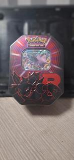 Team Rocket Tin - Nidoking EX - Nieuw!, Hobby en Vrije tijd, Verzamelkaartspellen | Pokémon, Ophalen of Verzenden, Nieuw, Overige typen