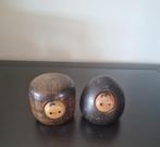 Leuk kokeshi paar van vermoedelijk Takeda Masashi, Verzenden