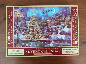 Adventskalender Puzzel - 1008 Stukjes beschikbaar voor biedingen