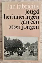 Jan Fabricius - Jeugdherinneringen van een Asser jongen, Boeken, 19e eeuw, Jan Fabricius, Ophalen of Verzenden, Zo goed als nieuw
