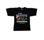 Vintage 80s AMCA Motor Biker Shirt Harley Davidson USA L (M), Maat 48/50 (M), Ophalen of Verzenden, Zo goed als nieuw, Zwart