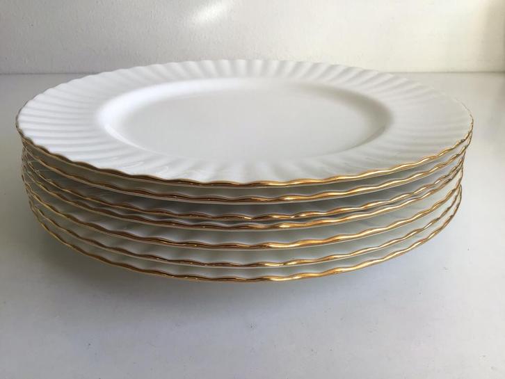 7x Royal Albert Val D'or diner bord dinerbord 26.5 cm NIEUW, Huis en Inrichting, Keuken | Servies, Nieuw, Bord(en), Overige stijlen