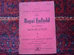 Royal Enfield 500cc twin 1957 motorcycle parts list, Ophalen of Verzenden, Overige merken