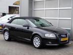 Audi A3 Cabriolet 1.8 TFSI Attraction|Nav|Aux|Leder|Stoelvrw, Auto's, Audi, Zwart, 4 cilinders, Cabriolet, 4 stoelen