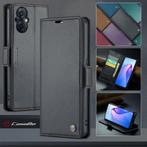 CaseMe Luxe Wallet Case voor OPPO Reno8 Lite 5G _ Zwart, Verzenden, Nieuw, Hoesje of Tasje