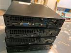 570€ 3 Partij Dell 3080 Mini PC's en 1 HP-400 g2, Computers en Software, Desktop Pc's, Ophalen, Gebruikt, 8 GB, SSD