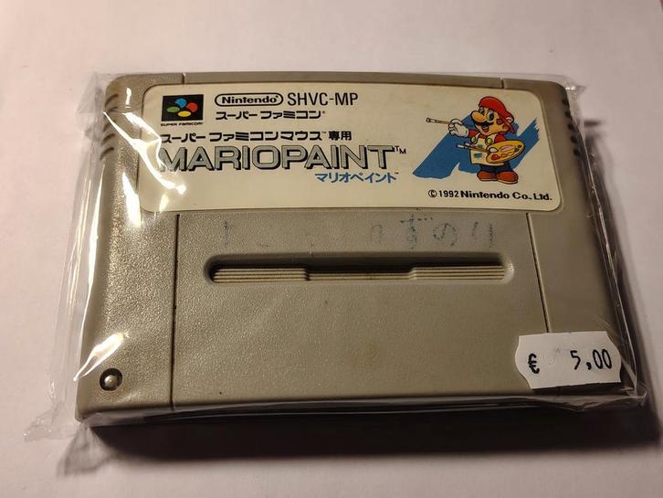 Mario Paint Nintendo Super Famicom Game, Spelcomputers en Games, Games | Nintendo Super NES, Gebruikt, 1 speler, Vanaf 3 jaar