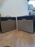 Marshall 1974x + 1x12 cabinet en flight case., Muziek en Instrumenten, Ophalen, Zo goed als nieuw
