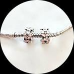 Pandora Clip Primrose 791823EN68 / roze zirkonia retired, Pandora, Ophalen of Verzenden, Zo goed als nieuw, 2 of 3 bedels