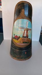 Kolenkit beschilderd met molen., Antiek en Kunst, Antiek | Woonaccessoires, Ophalen of Verzenden