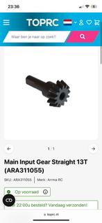 Arrma Tandwiel Set 13T & 43T, Hobby en Vrije tijd, Overige merken, Auto, 1:32 tot 1:50, Nieuw