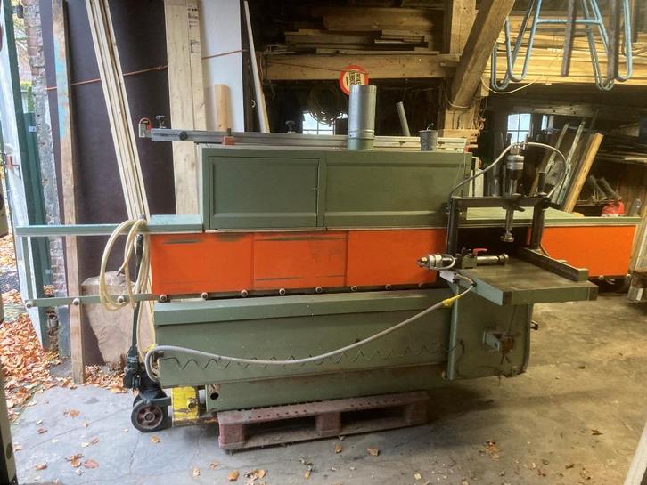 Saomad UTP 150/6 Pennenbank – Compleet met Freeskoppen, Zakelijke goederen, Machines en Bouw | Houtbewerking, Ophalen of Verzenden