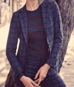 Mooie kwaliteit blazer vh merk Mos Mosh, blauw geruit mt 36,, Ophalen of Verzenden