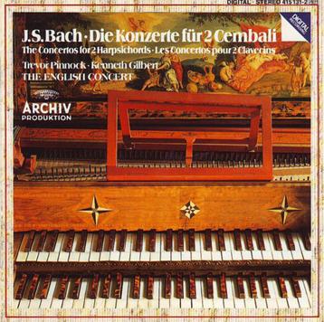 BACH Die konzerte fur 2 cembali CD PINNOCK GILBERT ARCHIV beschikbaar voor biedingen