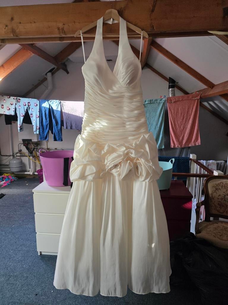 Trouwjurk Linovia NIEUW, Trouwjurk, Wit, Nieuw, Ophalen of Verzenden