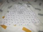 Wit/blauw/roze zomertopje visjes/schelpjes/zeesterretjes 86, Kinderen en Baby's, Babykleding | Maat 86, Overige typen, Meisje