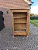 Antieke Grenen Kast met Lade en Planken, Antiek en Kunst, Ophalen