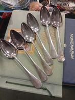 Antieke soeplepels met initialen, Ophalen of Verzenden