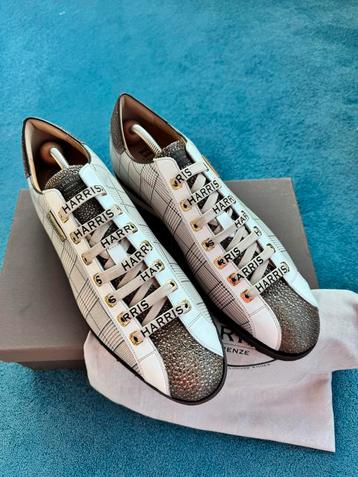 NIEUW Harris Sneakers Tartan/Rog UK10 Beige/Bruin beschikbaar voor biedingen
