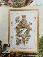 Borduurpakket Marjolein Bastin Vogelhuisje, Hobby en Vrije tijd, Ophalen, Zo goed als nieuw, Handborduren, Borduurpakket