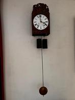 Antieke Franse comtoiseklok | slingeruurwerk | Met gewichten, Ophalen