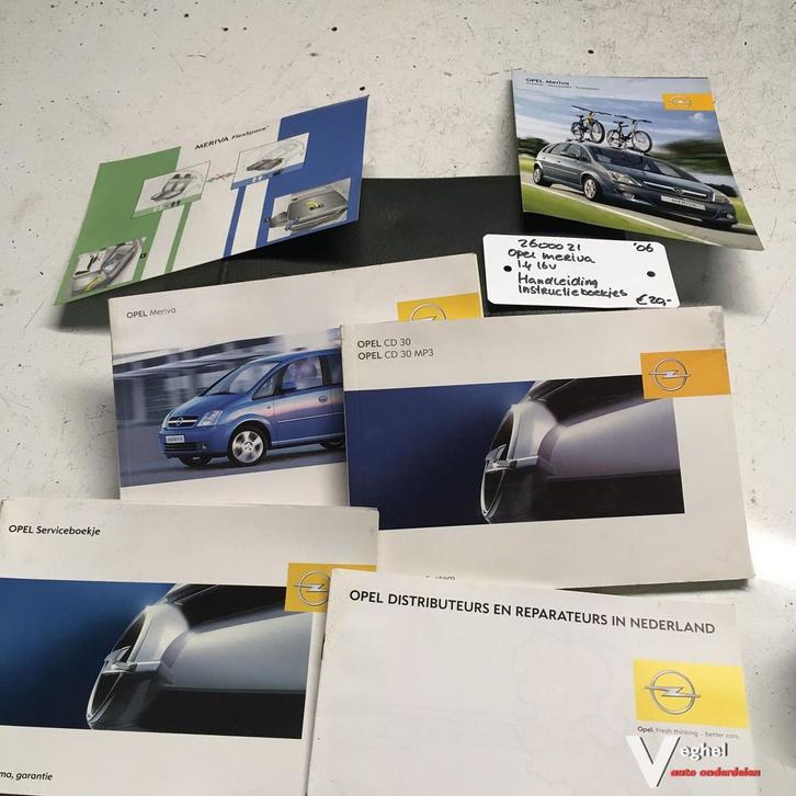 Opel Meriva 1.4 16v 2006 2600021   Instructieboekjes, Auto diversen, Handleidingen en Instructieboekjes, Ophalen of Verzenden