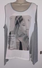 Kiabi top maat 52/54, Ophalen of Verzenden, Zo goed als nieuw, Grijs, Shirt of Top