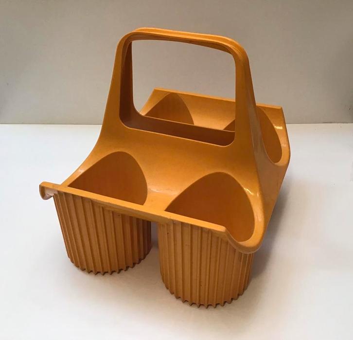 CURVER flessen drager jaren 70 kunststof, Huis en Inrichting, Keuken | Keukenbenodigdheden, Zo goed als nieuw, Ophalen