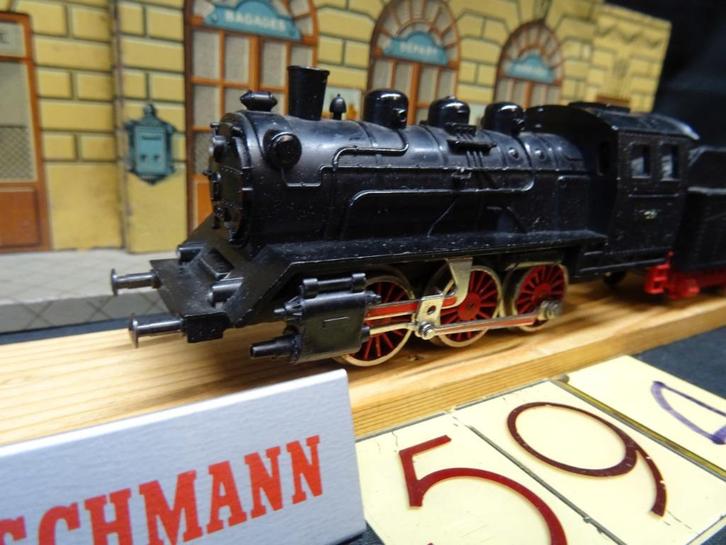 594=Fleischmann stoom loc 1304.  119, Hobby en Vrije tijd, Modeltreinen | H0, Gebruikt, Locomotief, Gelijkstroom, Fleischmann
