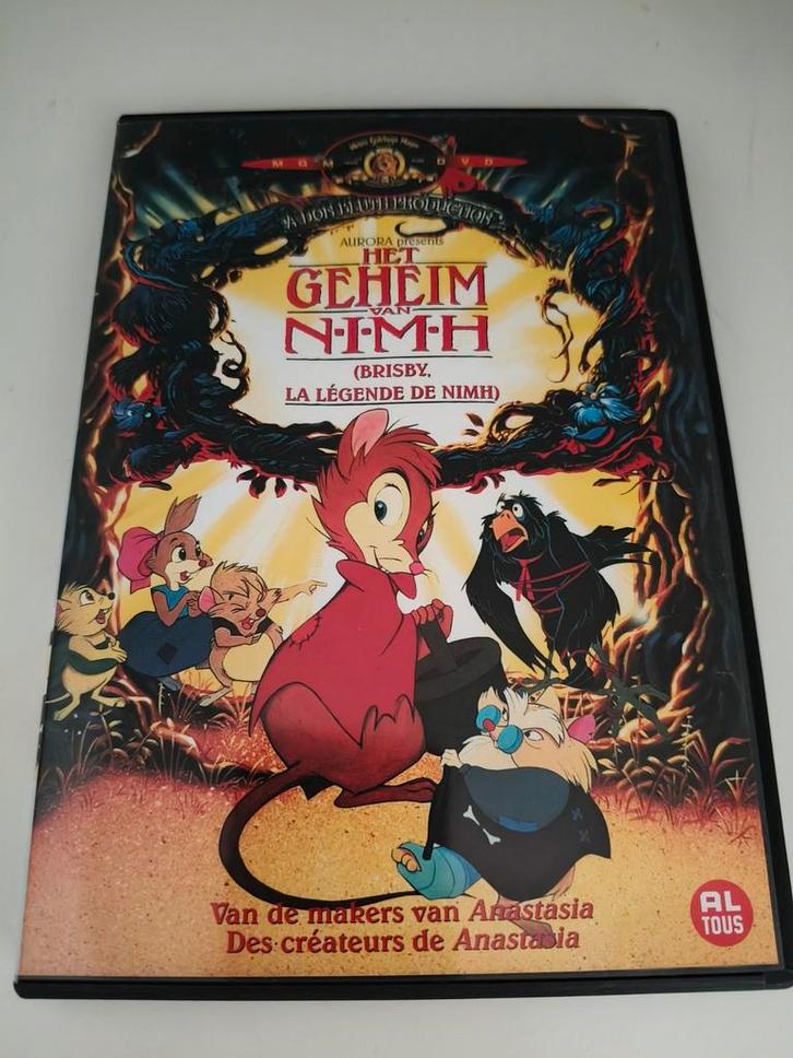 Het Geheim Van Nimh - 1982 NL uitgave, Cd's en Dvd's, Dvd's | Tekenfilms en Animatie, Zo goed als nieuw, Amerikaans, Tekenfilm